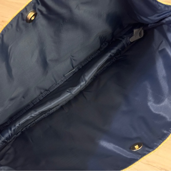 Victoria’s Secret Straw Beige Blue Tote Bag NWT - Picture 6 of 13